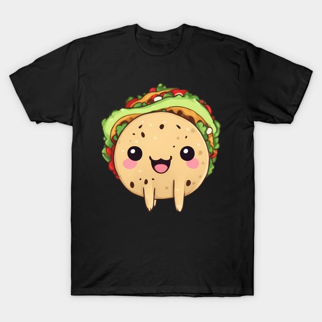 Cute Taco T-Shirt by animegirlnft